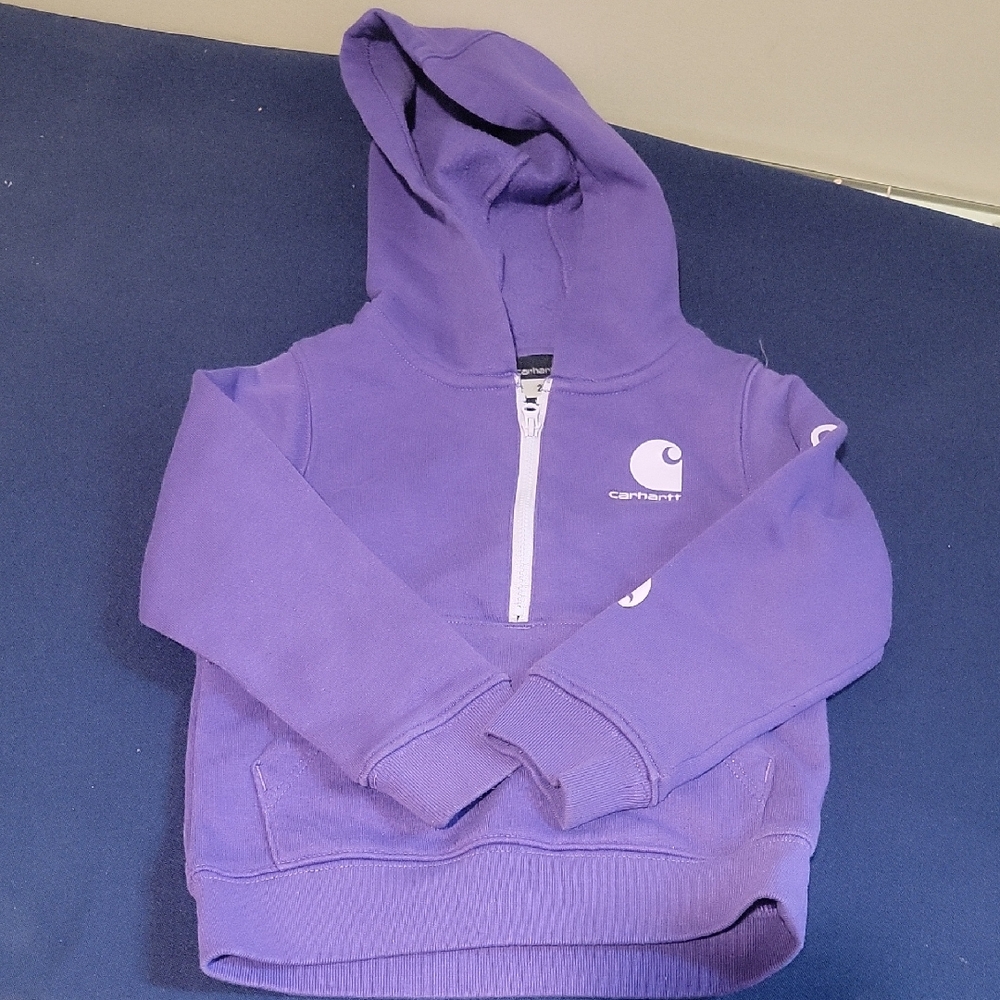 Carhartt Kids Violet Hoodie Gently Used Size 2T
